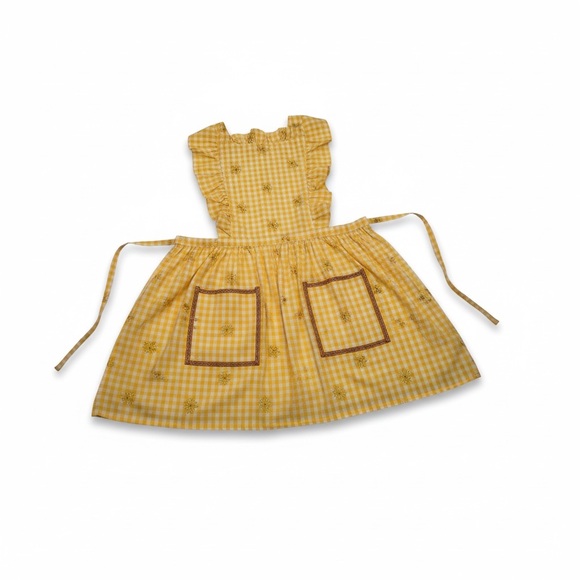 Handmade Accessories - Vintage Sunflower Field Apron maxi ankle length